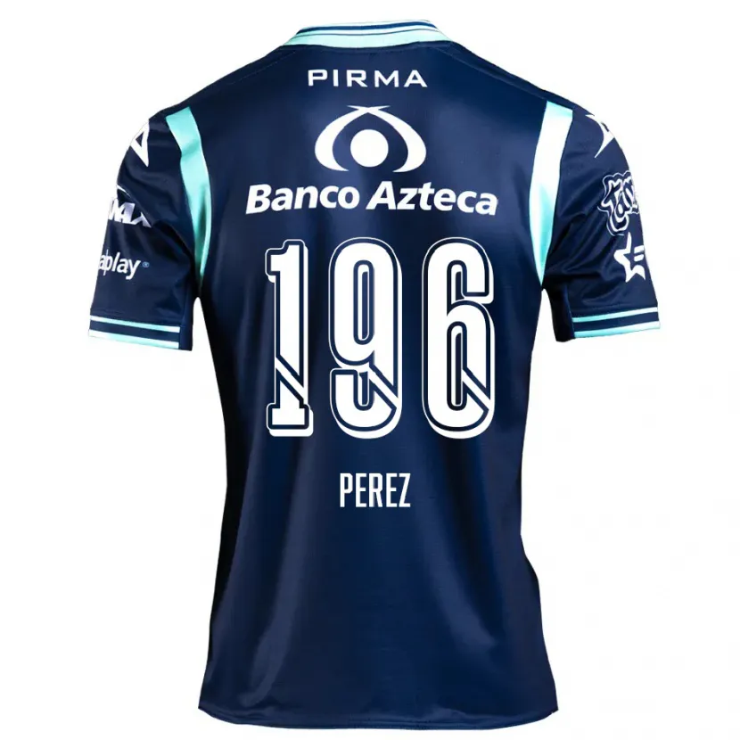 Danxen Niño Camiseta Arez Pérez #196 Azul Marino 2ª Equipación 2024/25 La Camisa