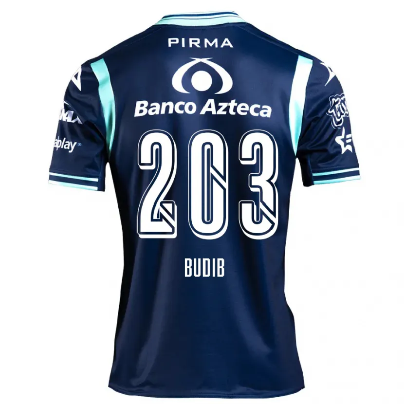 Danxen Niño Camiseta Pedro Budib #203 Azul Marino 2ª Equipación 2024/25 La Camisa