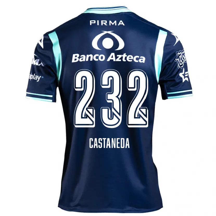 Danxen Niño Camiseta Ángel Castañeda #232 Azul Marino 2ª Equipación 2024/25 La Camisa