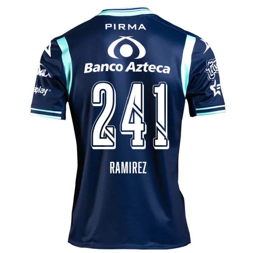 Danxen Niño Camiseta Eduardo Ramírez #241 Azul Marino 2ª Equipación 2024/25 La Camisa