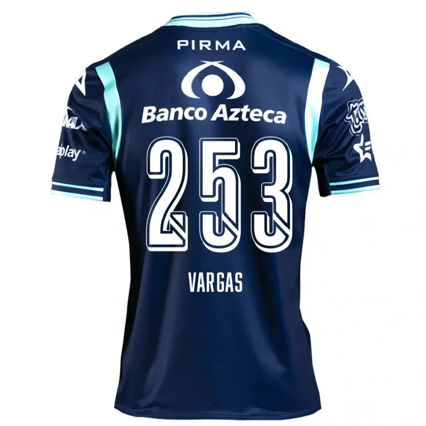 Danxen Niño Camiseta Edwin Vargas #253 Azul Marino 2ª Equipación 2024/25 La Camisa