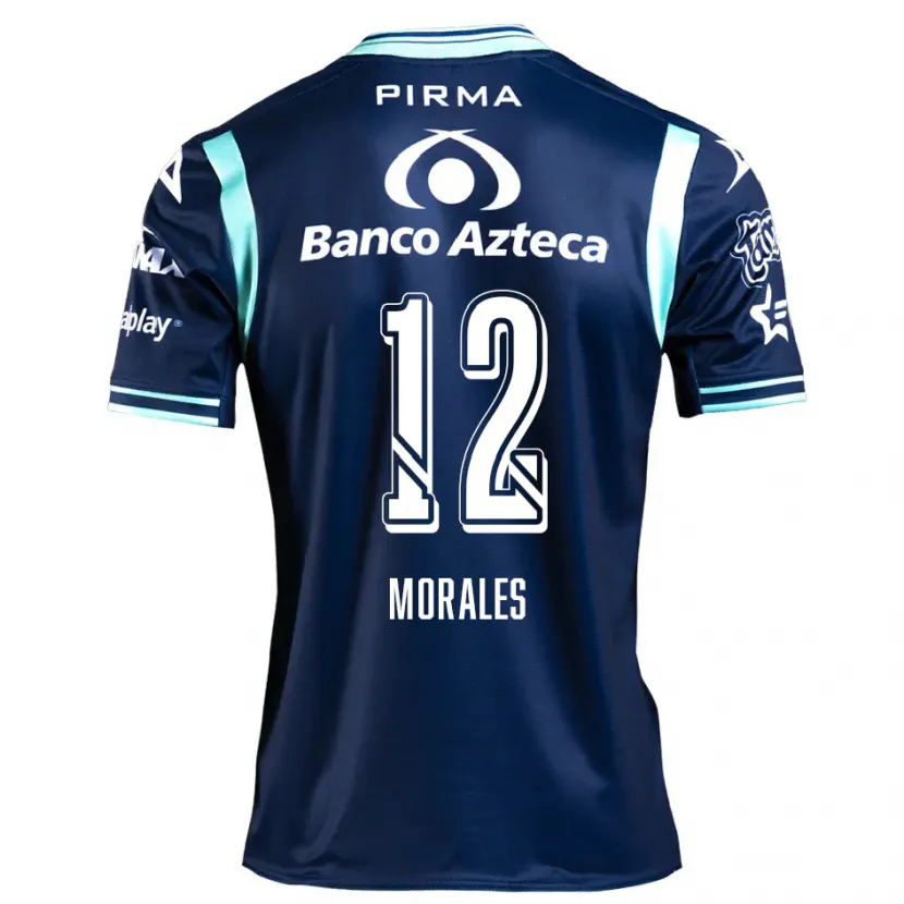 Danxen Niño Camiseta Karla Morales #12 Azul Marino 2ª Equipación 2024/25 La Camisa