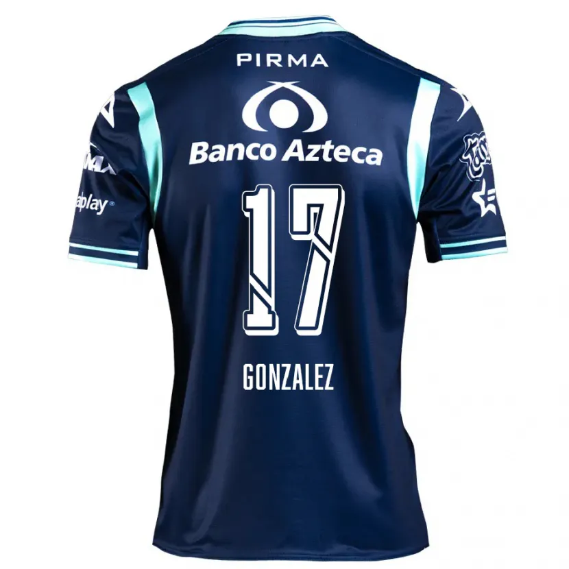 Danxen Niño Camiseta Andrea González #17 Azul Marino 2ª Equipación 2024/25 La Camisa