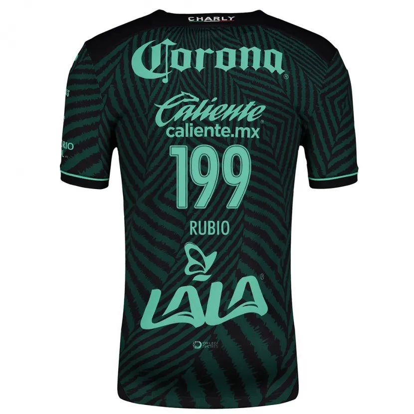 Danxen Niño Camiseta Ronaldo Rubio #199 Verde Negro 2ª Equipación 2024/25 La Camisa