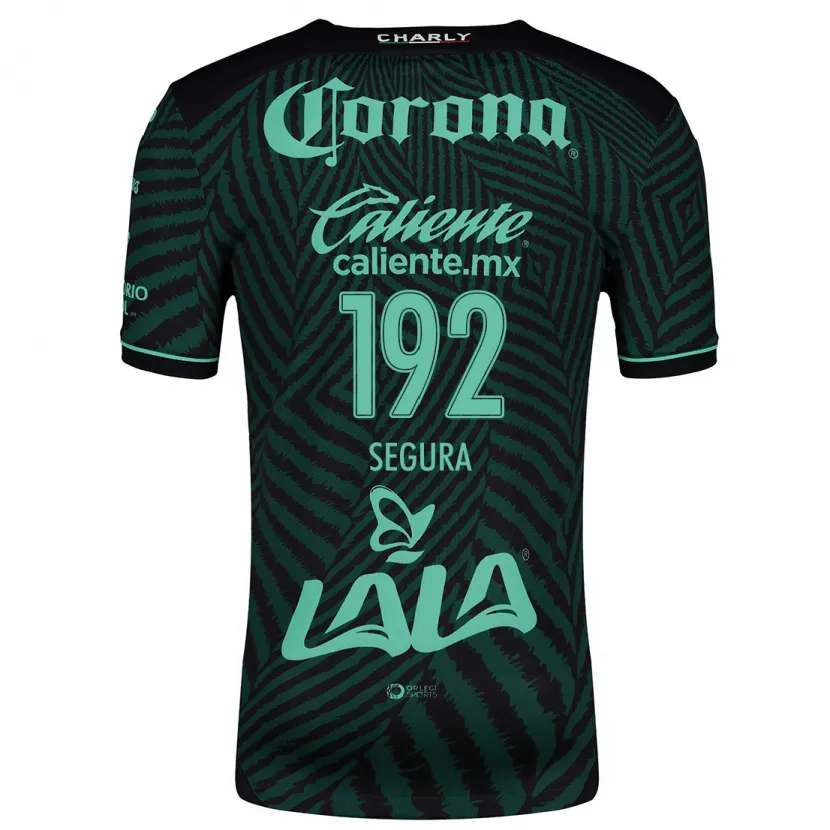 Danxen Niño Camiseta Gustavo Segura #192 Verde Negro 2ª Equipación 2024/25 La Camisa