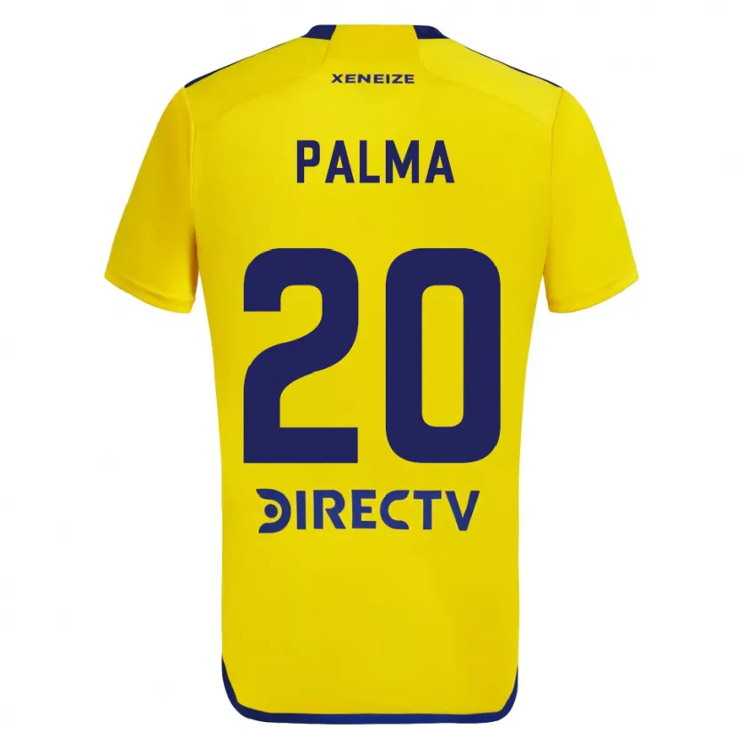 Danxen Niño Camiseta Lucas Palma #20 Amarillo Azul 2ª Equipación 2024/25 La Camisa