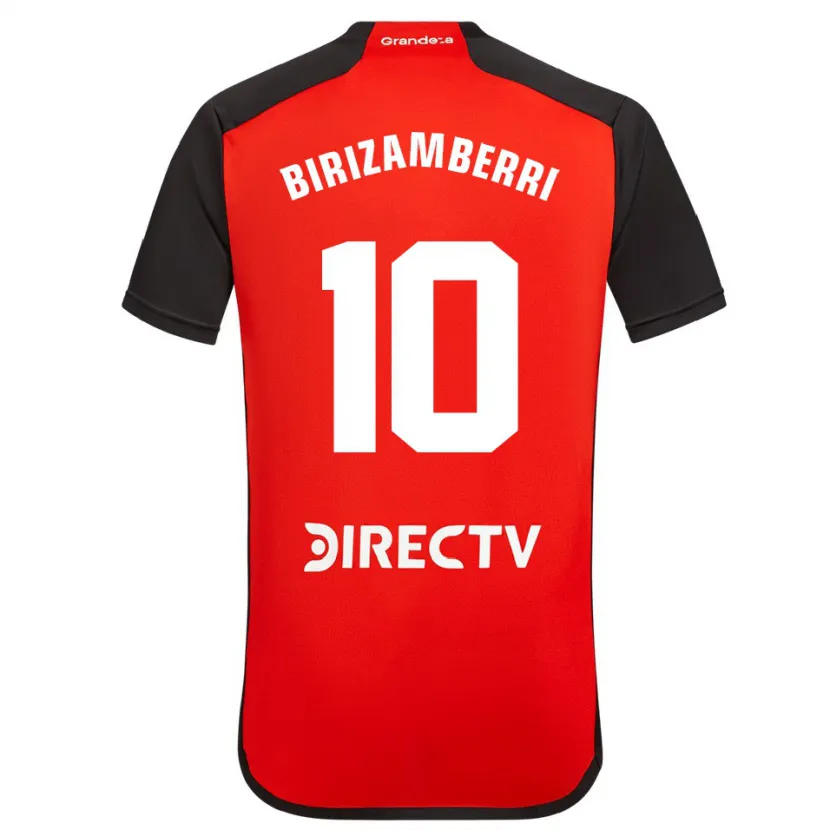 Danxen Niño Camiseta María Carolina Birizamberri Rivero #10 Rojo Negro Blanco 2ª Equipación 2024/25 La Camisa