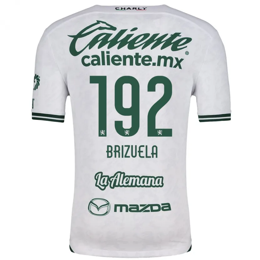 Danxen Niño Camiseta Juan Brizuela #192 Blanco Verde 2ª Equipación 2024/25 La Camisa