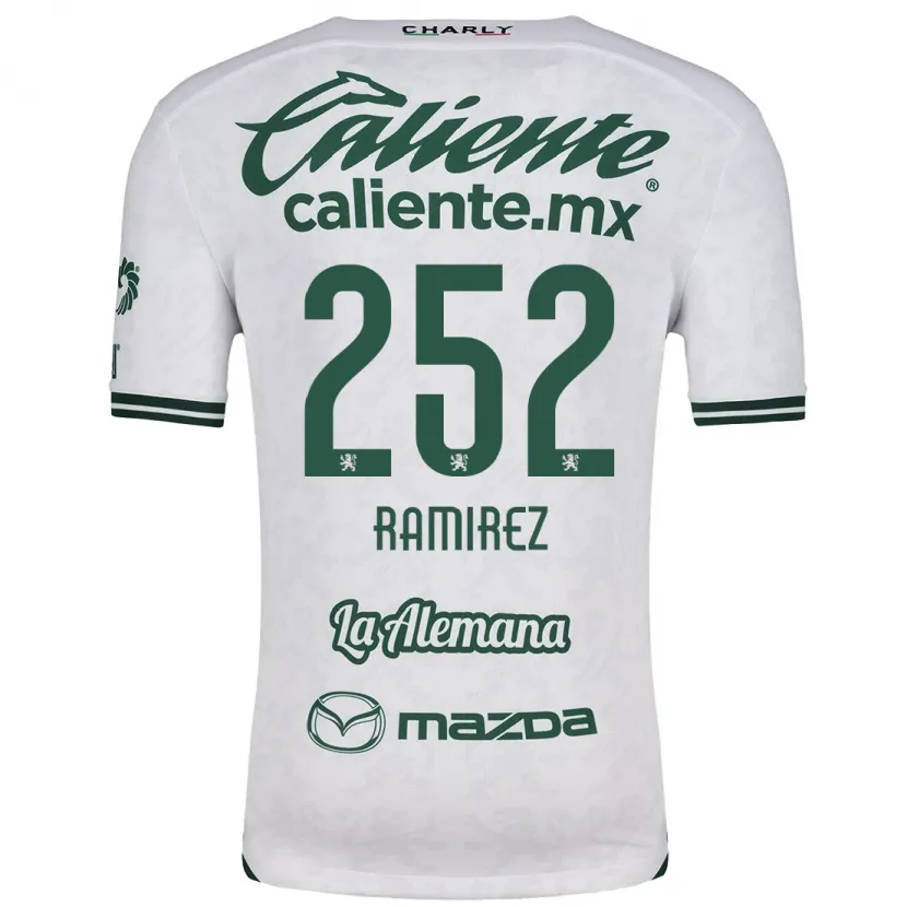 Danxen Niño Camiseta Luis Ramírez #252 Blanco Verde 2ª Equipación 2024/25 La Camisa