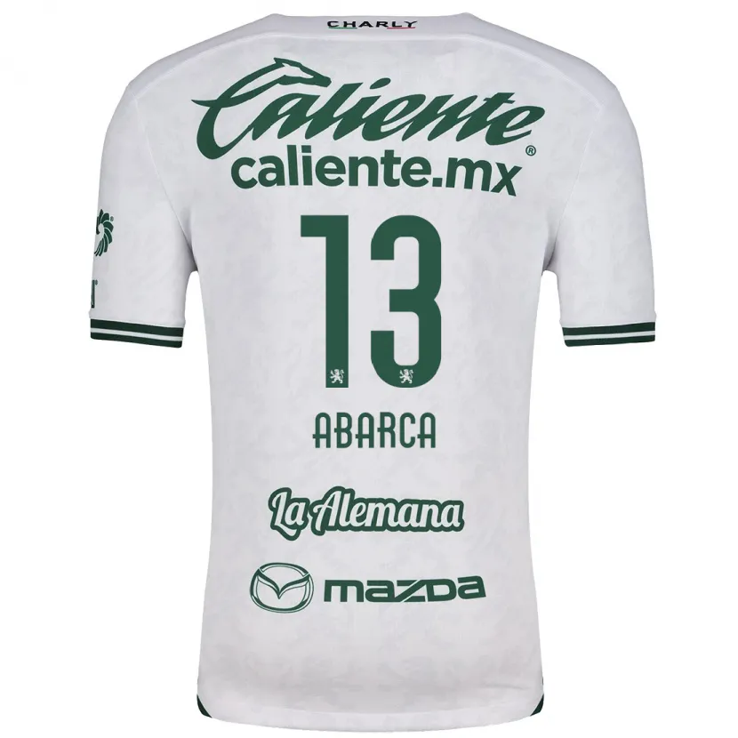 Danxen Niño Camiseta Vidalia Abarca #13 Blanco Verde 2ª Equipación 2024/25 La Camisa