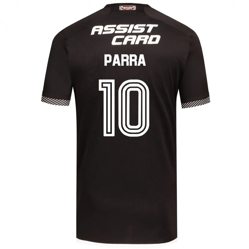 Danxen Niño Camiseta Pablo Parra #10 Blanco Negro 2ª Equipación 2024/25 La Camisa