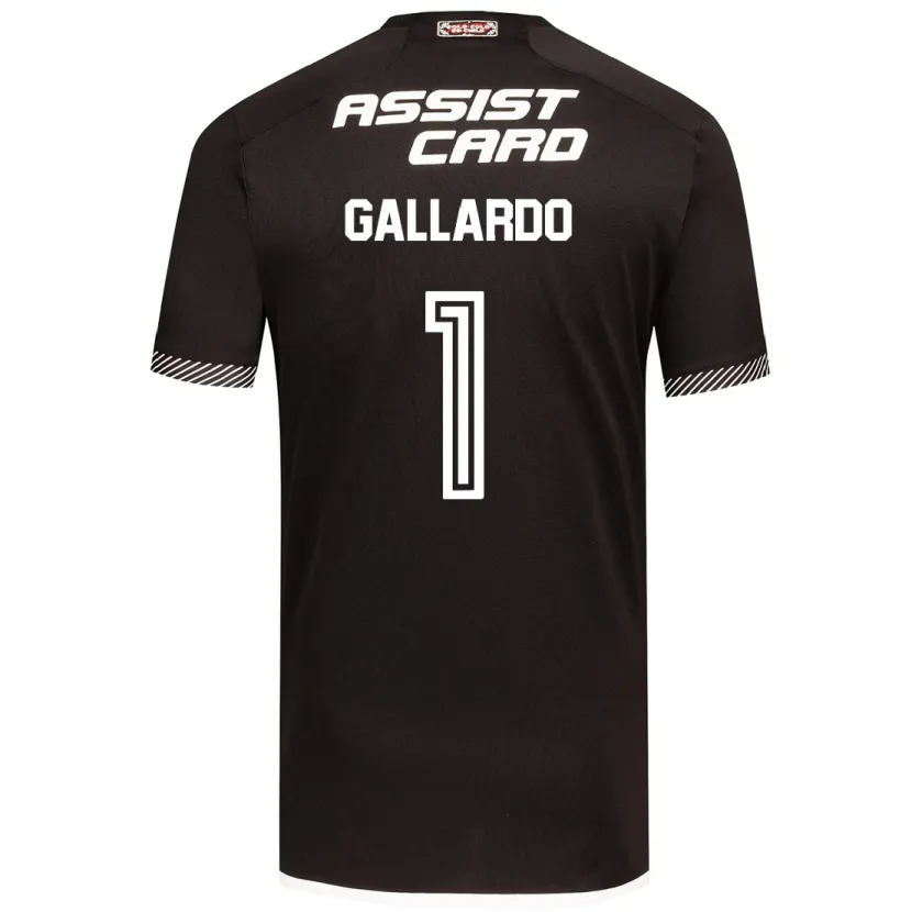 Danxen Niño Camiseta Alexia Gallardo #1 Blanco Negro 2ª Equipación 2024/25 La Camisa