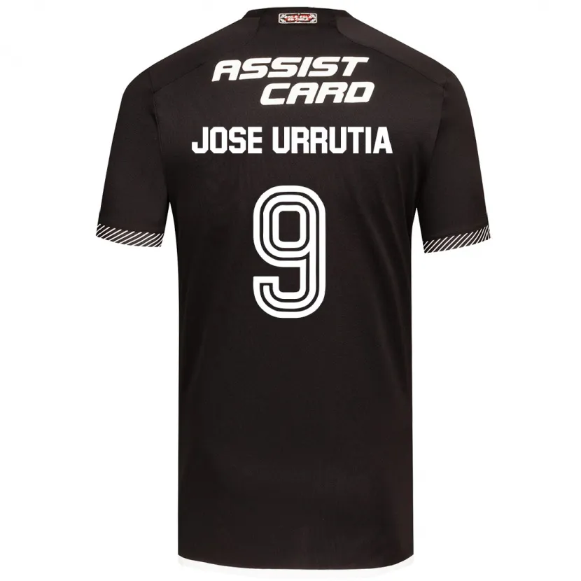 Danxen Niño Camiseta María José Urrutia #9 Blanco Negro 2ª Equipación 2024/25 La Camisa