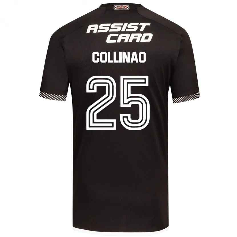 Danxen Niño Camiseta Margarita Collinao #25 Blanco Negro 2ª Equipación 2024/25 La Camisa