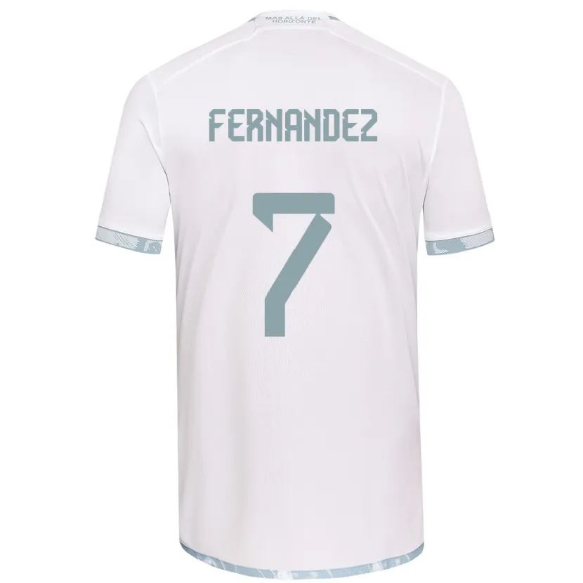 Danxen Niño Camiseta Rebeca Fernández #7 Gris Blanco 2ª Equipación 2024/25 La Camisa