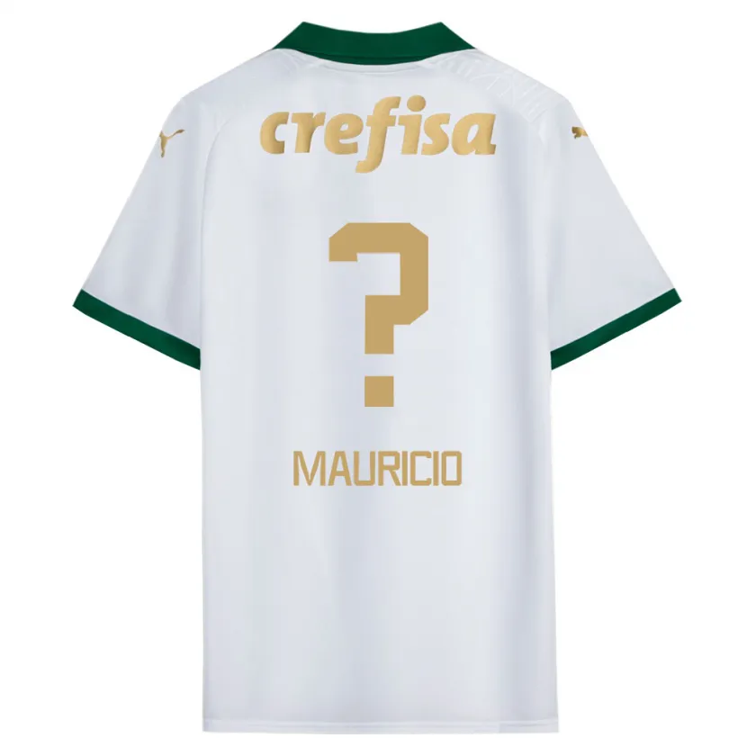 Danxen Niño Camiseta Mauricio #0 Blanco Verde 2ª Equipación 2024/25 La Camisa