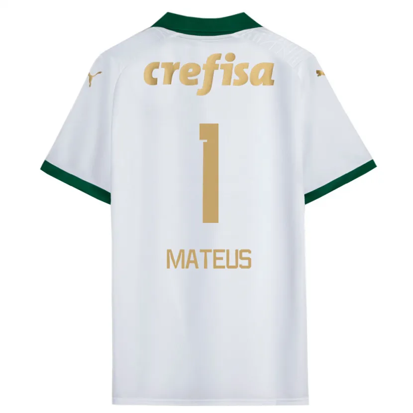 Danxen Niño Camiseta Mateus #1 Blanco Verde 2ª Equipación 2024/25 La Camisa