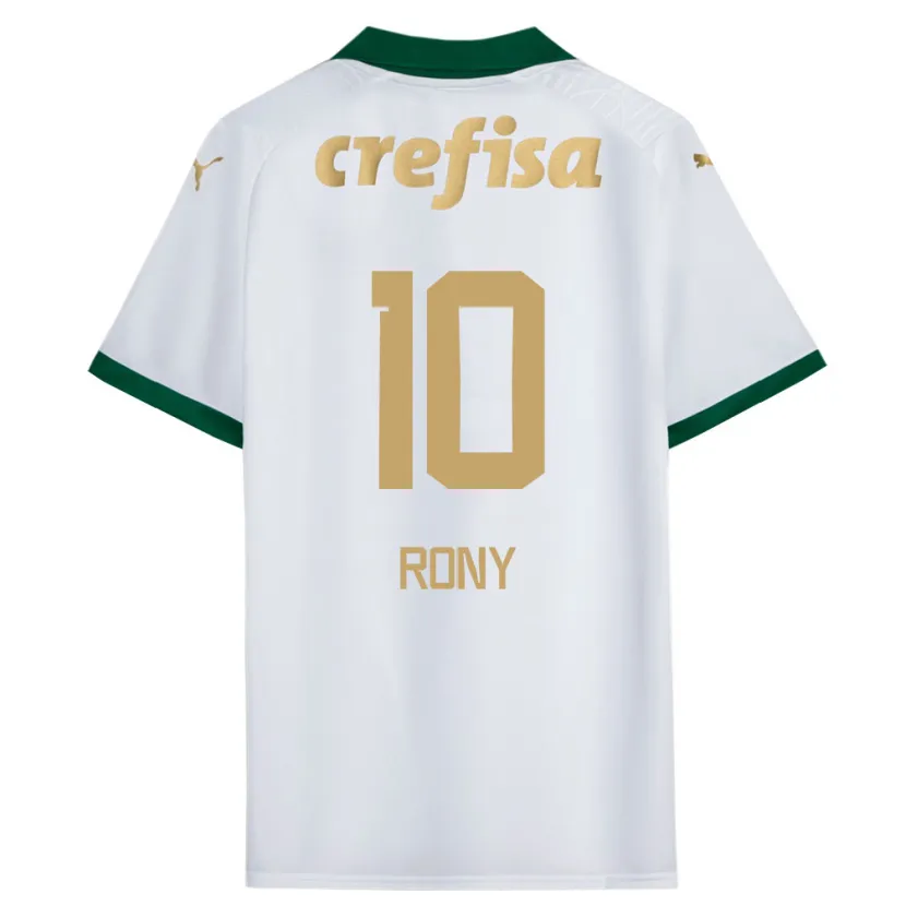 Danxen Niño Camiseta Rony #10 Blanco Verde 2ª Equipación 2024/25 La Camisa