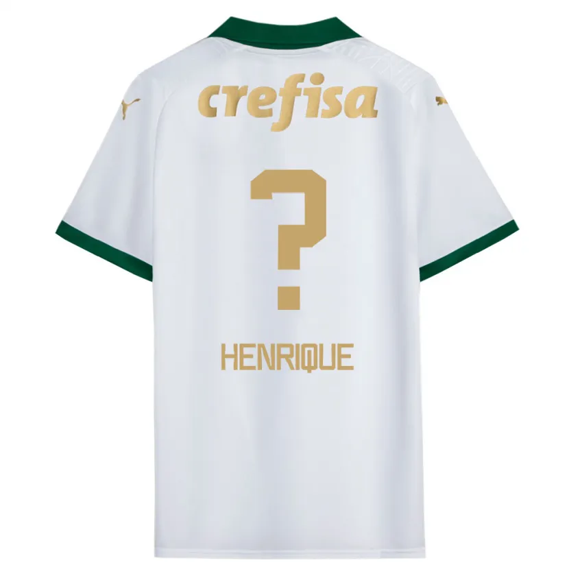 Danxen Niño Camiseta Zé Henrique #0 Blanco Verde 2ª Equipación 2024/25 La Camisa