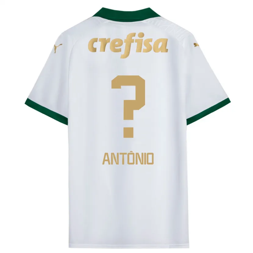 Danxen Niño Camiseta Diogo Antônio #0 Blanco Verde 2ª Equipación 2024/25 La Camisa