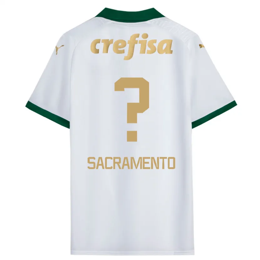 Danxen Niño Camiseta Wendell Sacramento #0 Blanco Verde 2ª Equipación 2024/25 La Camisa