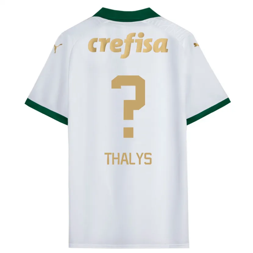 Danxen Niño Camiseta Thalys #0 Blanco Verde 2ª Equipación 2024/25 La Camisa