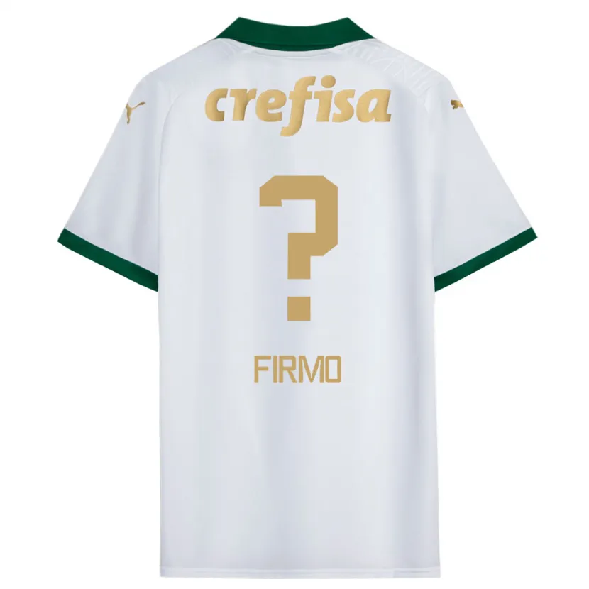 Danxen Niño Camiseta Kauan Firmo #0 Blanco Verde 2ª Equipación 2024/25 La Camisa