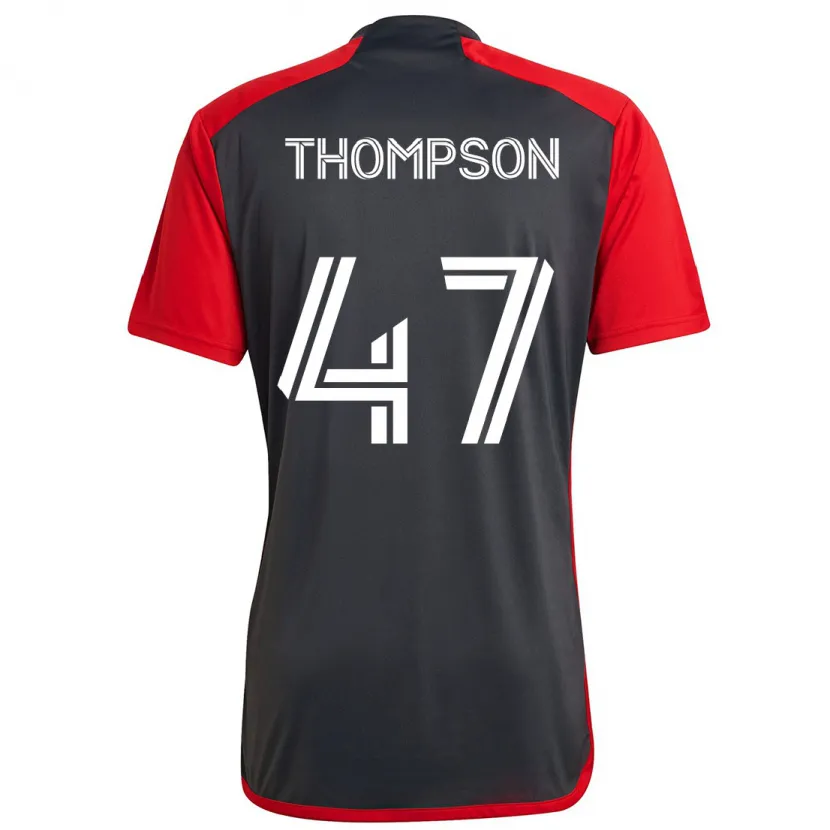 Danxen Hombre Camiseta Kosi Thompson #47 Rojo Grayn 1ª Equipación 2024/25 La Camisa