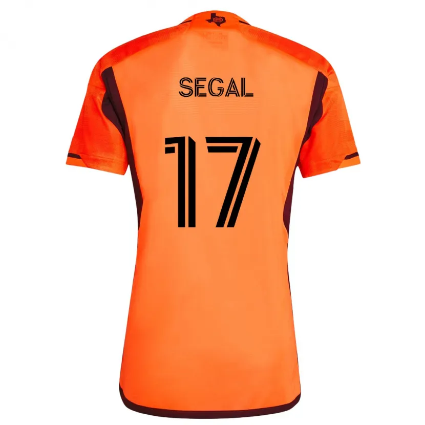 Danxen Hombre Camiseta Gabriel Segal #17 Naranja Negro 1ª Equipación 2024/25 La Camisa