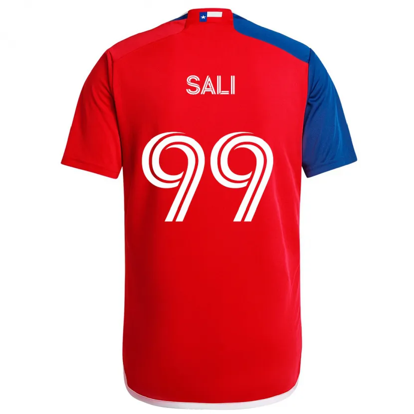 Danxen Hombre Camiseta Enes Sali #99 Azul Rojo 1ª Equipación 2024/25 La Camisa