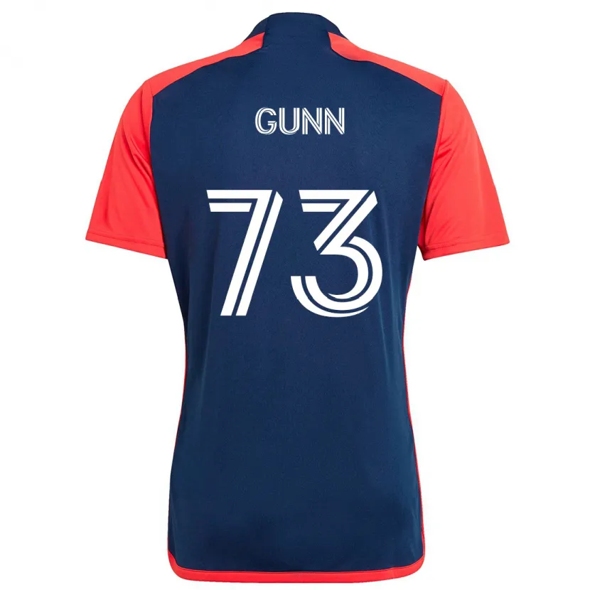 Danxen Hombre Camiseta Jd Gunn #73 Azul Rojo 1ª Equipación 2024/25 La Camisa