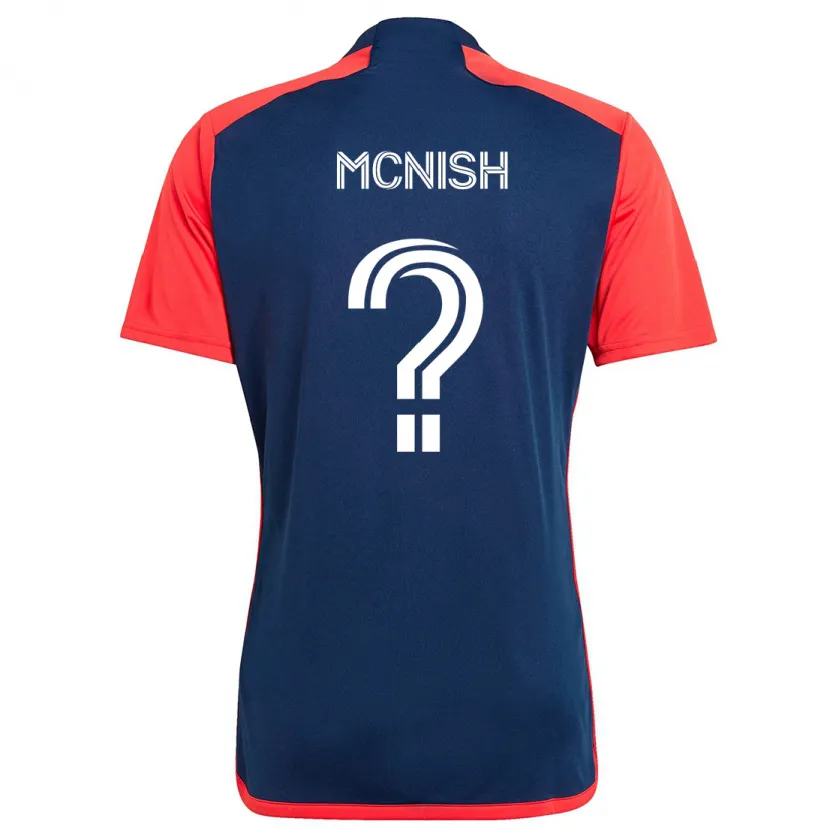 Danxen Hombre Camiseta Sheridan Mcnish #0 Azul Rojo 1ª Equipación 2024/25 La Camisa