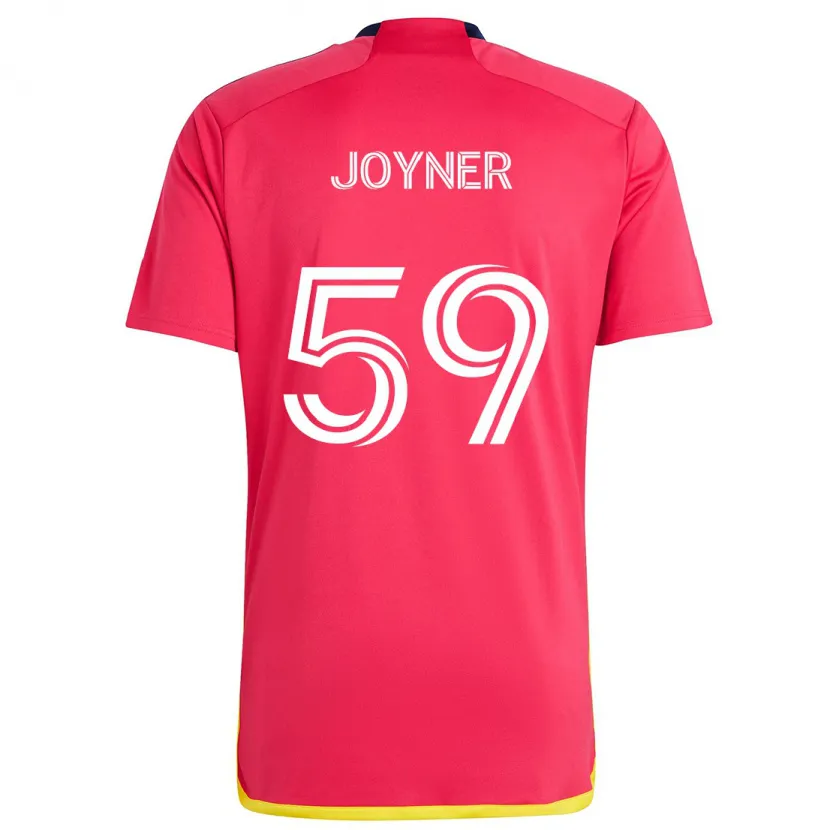 Danxen Hombre Camiseta Mykhi Joyner #59 Rojo Azul 1ª Equipación 2024/25 La Camisa