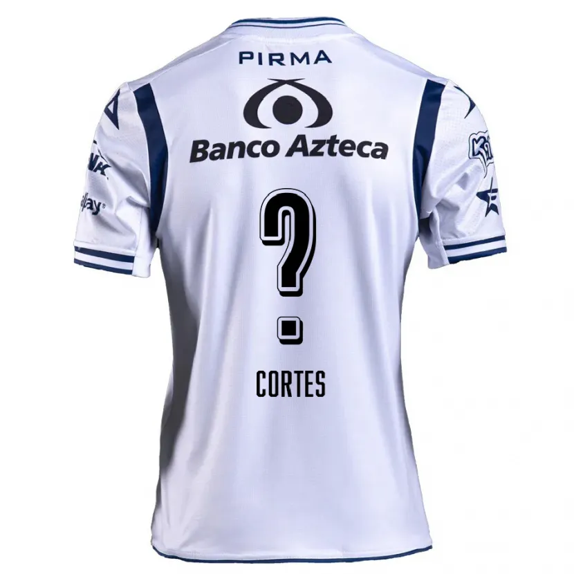 Danxen Hombre Camiseta Vinícius Côrtes #0 Blanco Azul Marino 1ª Equipación 2024/25 La Camisa