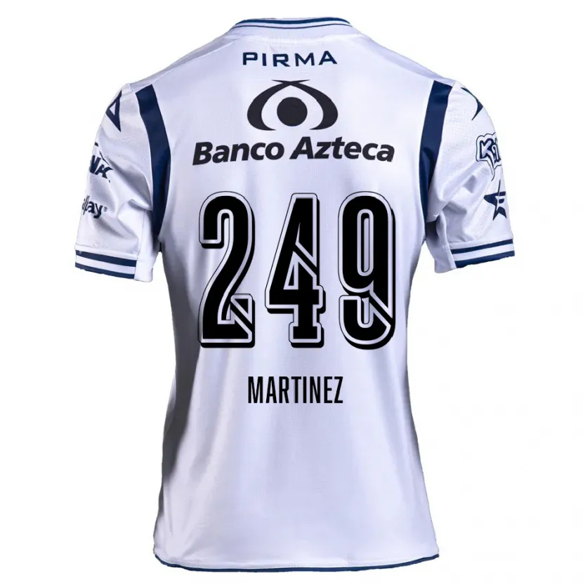 Danxen Hombre Camiseta Juan Martínez #249 Blanco Azul Marino 1ª Equipación 2024/25 La Camisa