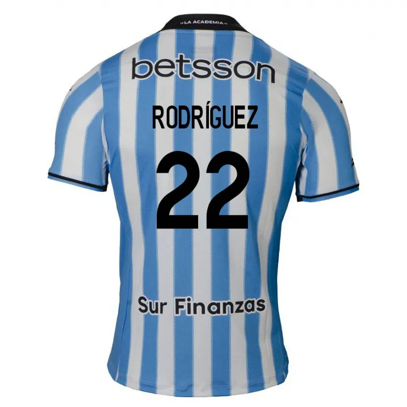 Danxen Hombre Camiseta Baltasar Rodríguez #22 Azul Blanco Negro 1ª Equipación 2024/25 La Camisa