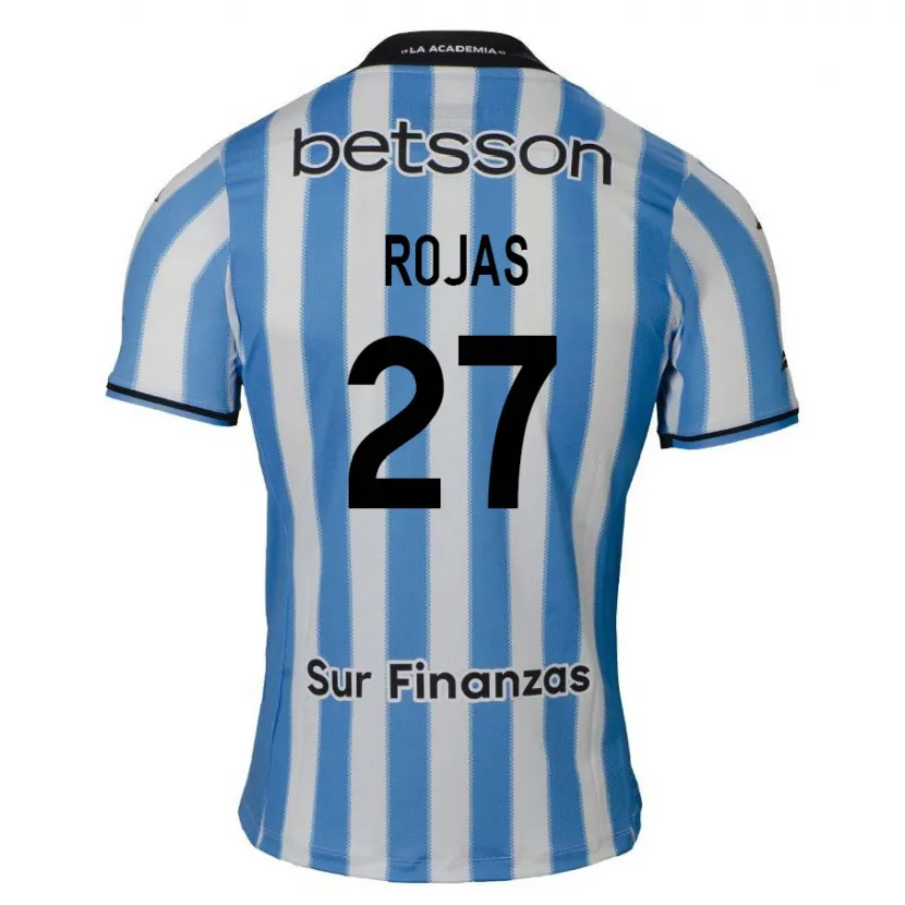 Danxen Hombre Camiseta Gabriel Rojas #27 Azul Blanco Negro 1ª Equipación 2024/25 La Camisa