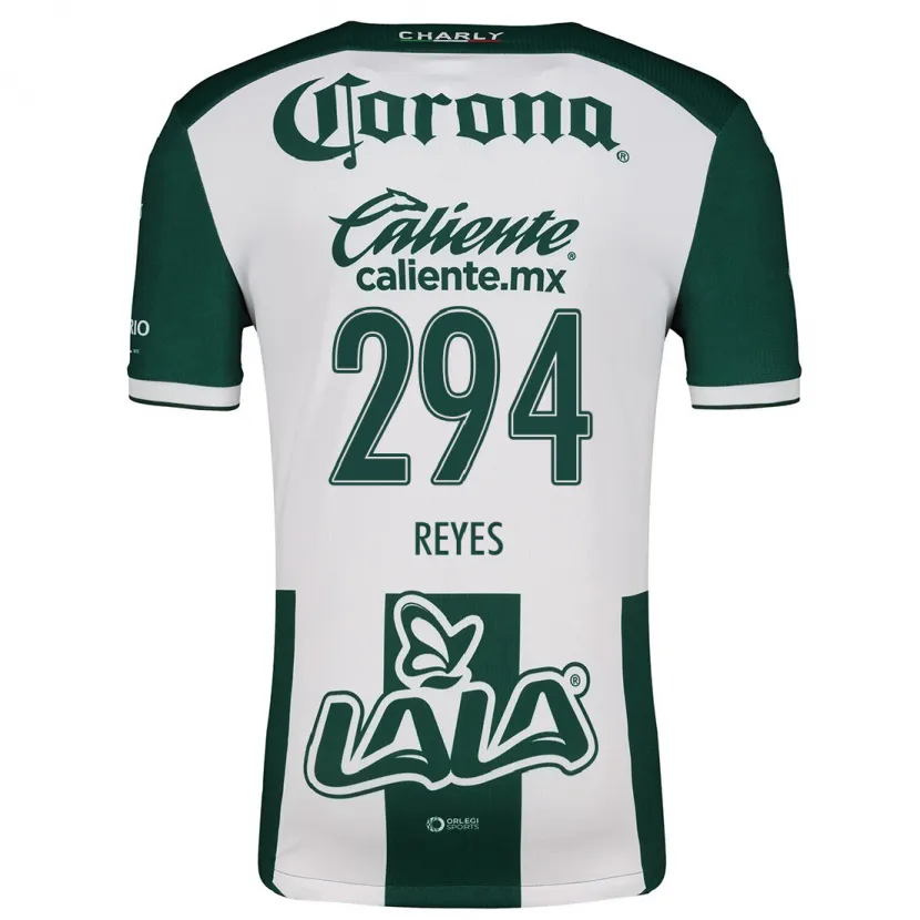 Danxen Hombre Camiseta Máximo Reyes #294 Verde Blanco 1ª Equipación 2024/25 La Camisa