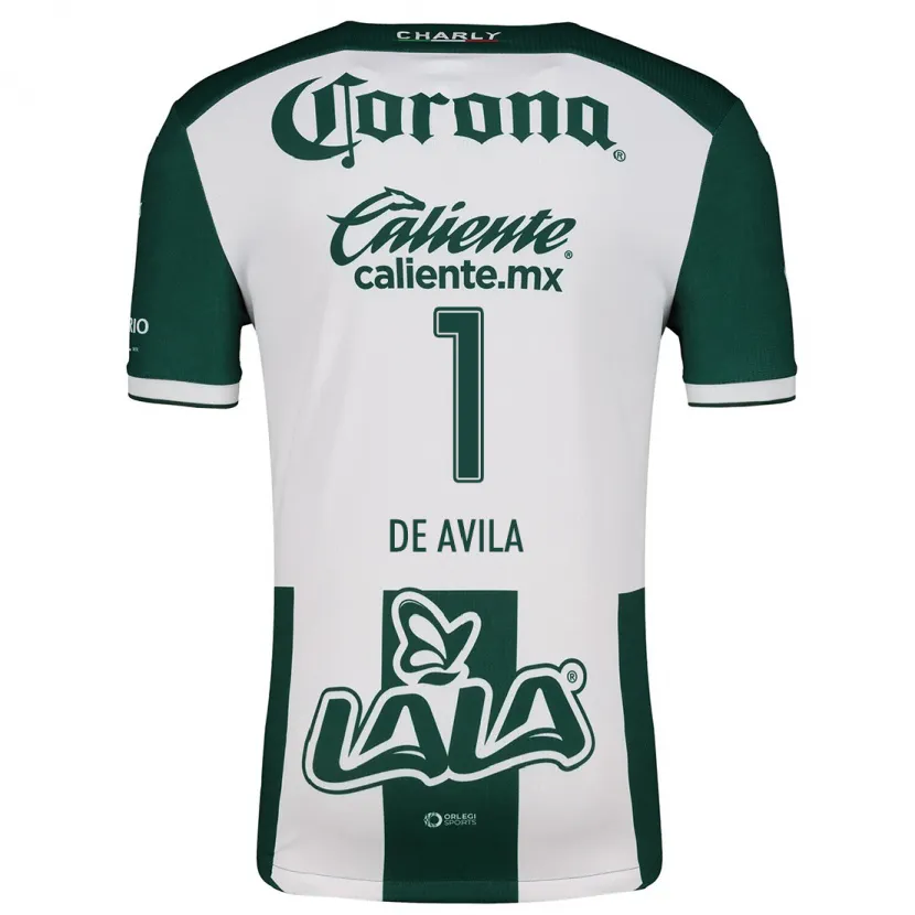 Danxen Hombre Camiseta Hannia De Ávila #1 Verde Blanco 1ª Equipación 2024/25 La Camisa