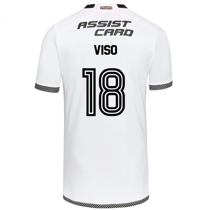 Danxen Hombre Camiseta Ysaura Viso #18 Blanco Negro 1ª Equipación 2024/25 La Camisa