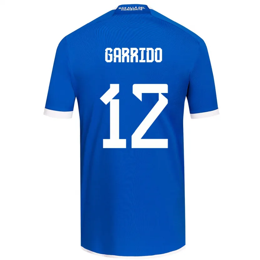 Danxen Hombre Camiseta Pedro Garrido #12 Azul Blanco 1ª Equipación 2024/25 La Camisa