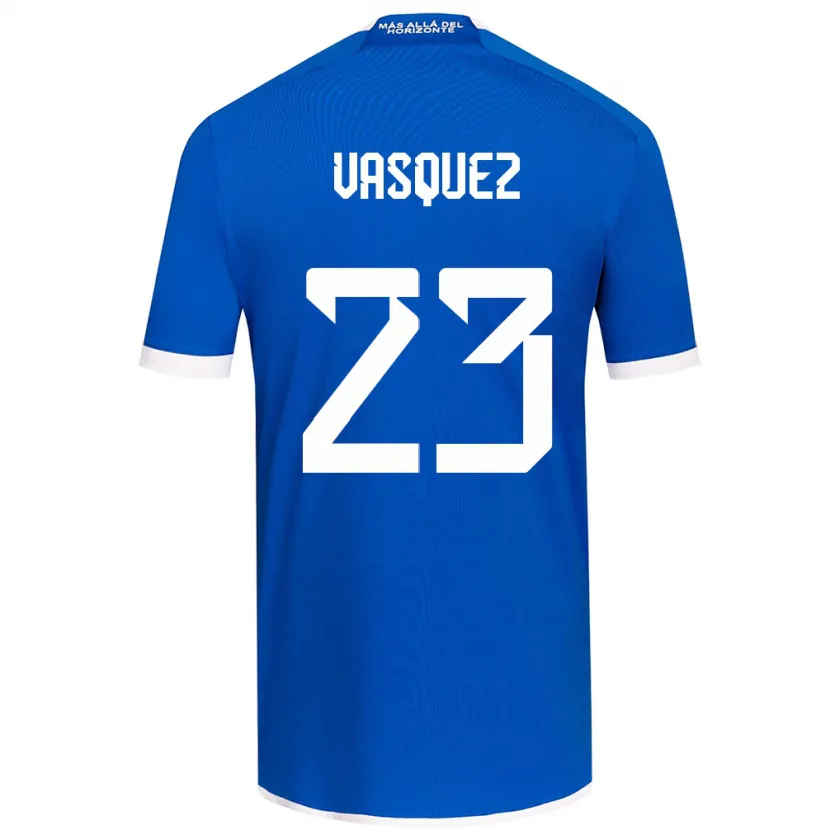 Danxen Hombre Camiseta Ignacio Vásquez #23 Azul Blanco 1ª Equipación 2024/25 La Camisa