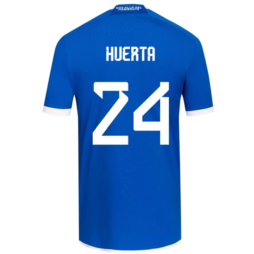 Danxen Hombre Camiseta Renato Huerta #24 Azul Blanco 1ª Equipación 2024/25 La Camisa