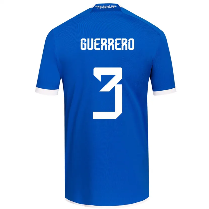 Danxen Hombre Camiseta Carla Guerrero #3 Azul Blanco 1ª Equipación 2024/25 La Camisa