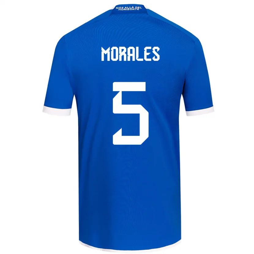 Danxen Hombre Camiseta Mariana Morales #5 Azul Blanco 1ª Equipación 2024/25 La Camisa