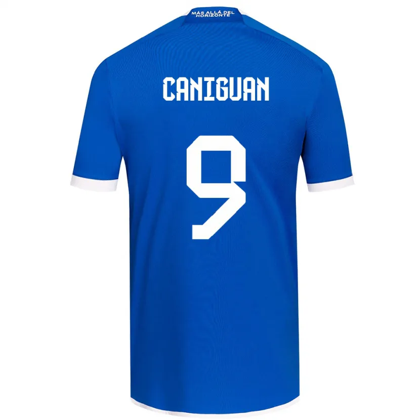 Danxen Hombre Camiseta Franchesca Caniguán #9 Azul Blanco 1ª Equipación 2024/25 La Camisa