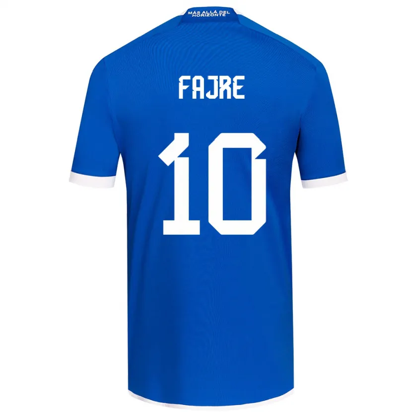 Danxen Hombre Camiseta Nicole Fajre #10 Azul Blanco 1ª Equipación 2024/25 La Camisa