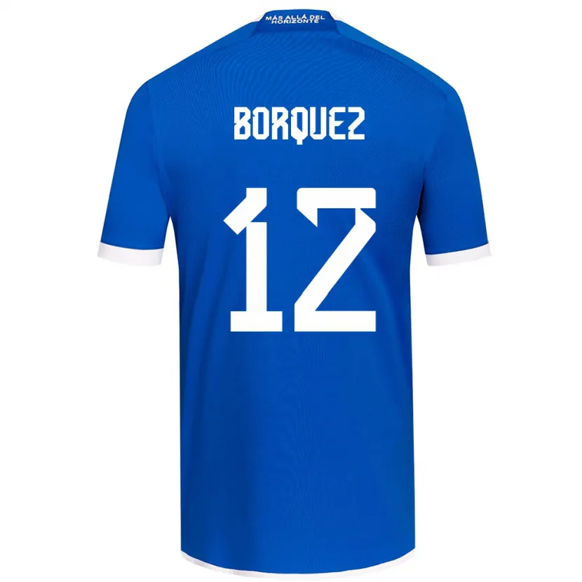 Danxen Hombre Camiseta Gabriela Bórquez #12 Azul Blanco 1ª Equipación 2024/25 La Camisa