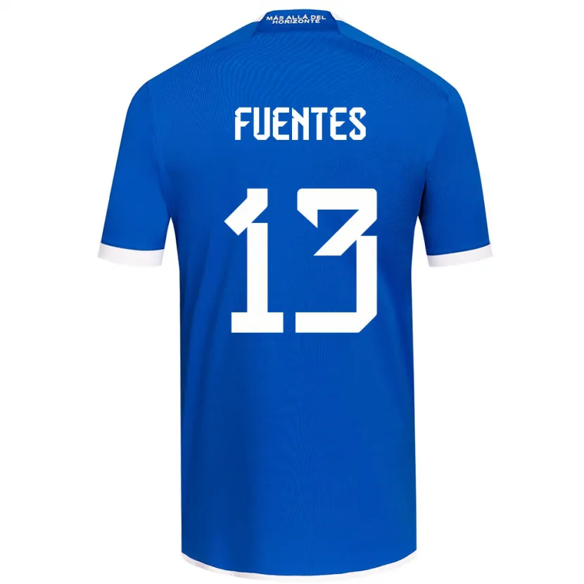 Danxen Hombre Camiseta Karen Fuentes #13 Azul Blanco 1ª Equipación 2024/25 La Camisa