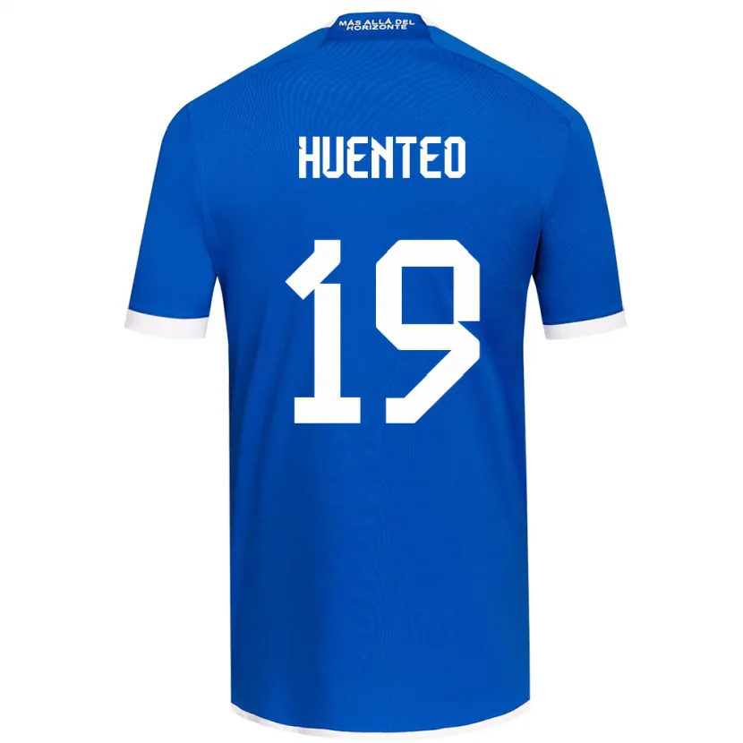 Danxen Hombre Camiseta Yessenia Huenteo #19 Azul Blanco 1ª Equipación 2024/25 La Camisa